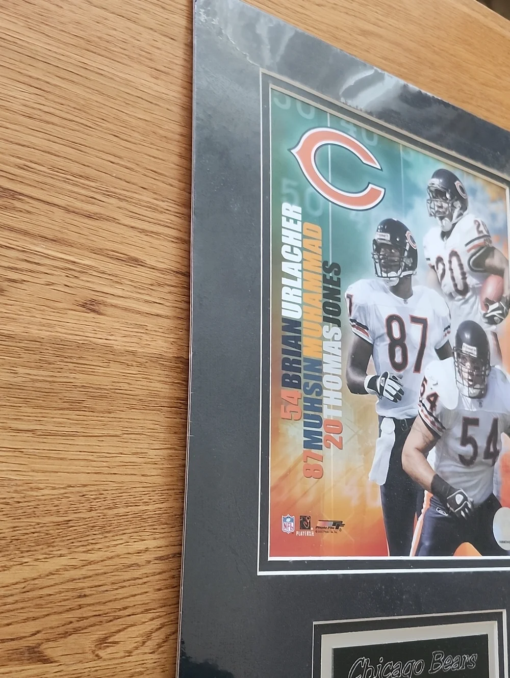 NFL Bears Black Framed Wall Art NFL Licensed